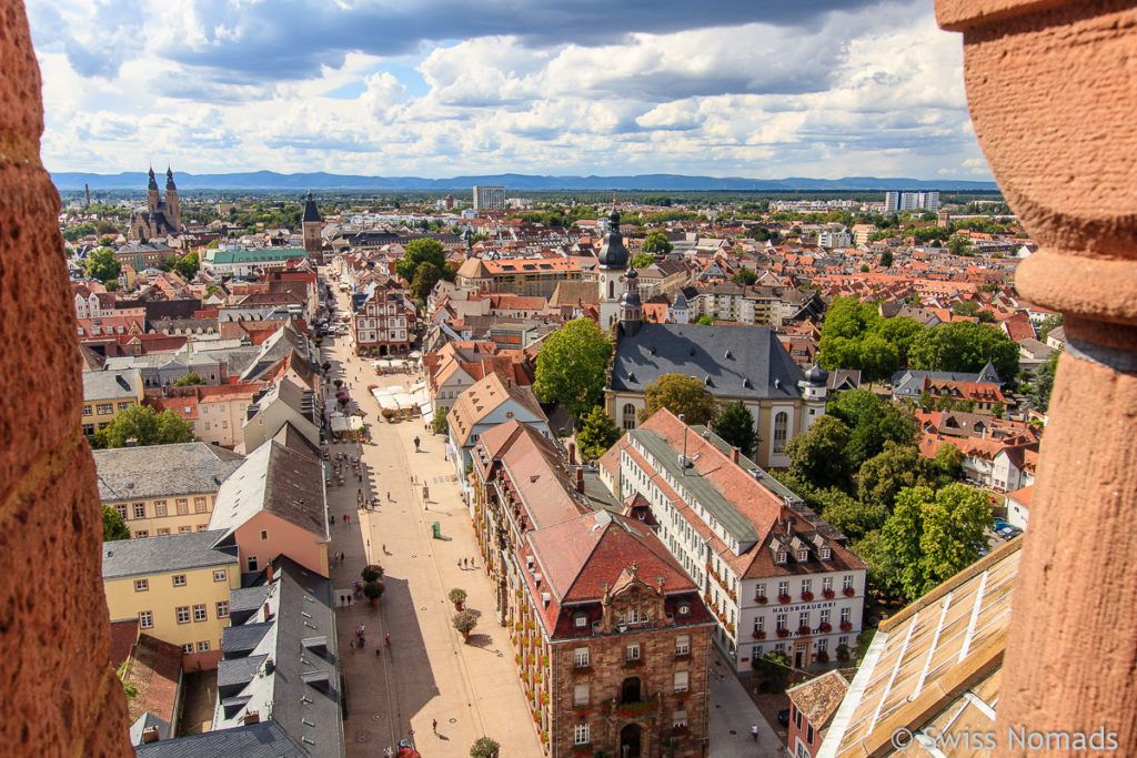 Aussicht über die Altstadt von Speyer