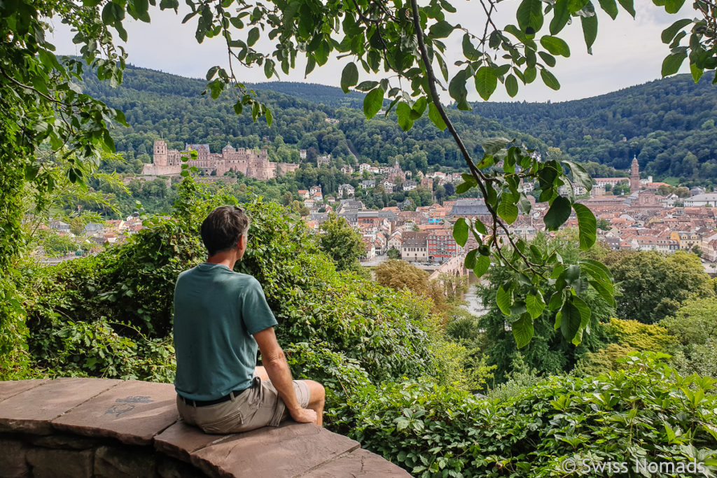 Aussichtspunkt am Schlangenweg in Heidelberg