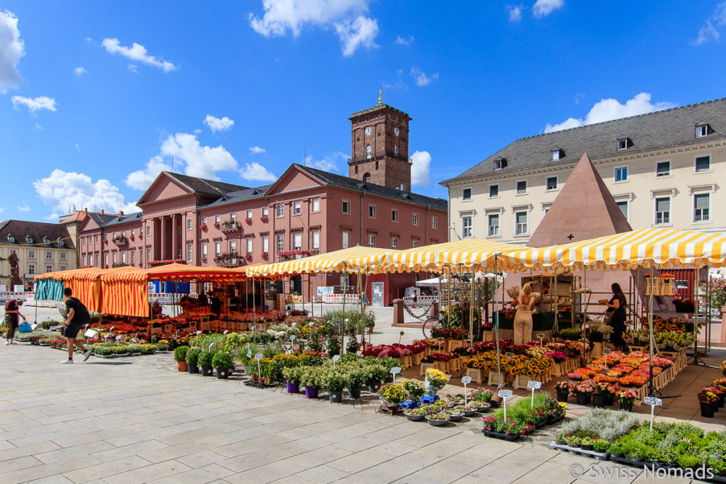 Marktplatz in Karlsruhe