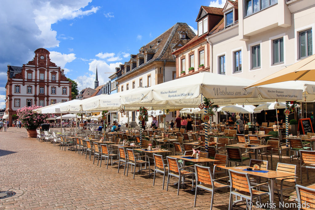 Maximilianstrasse und die Alte Münz in Speyer