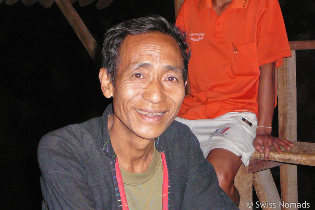 Dorf Chef beim Trekking in Ban Nam Talan 
