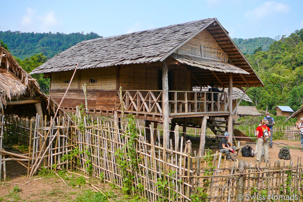 Gästehaus beim Trekking in Ban Nam Talan 