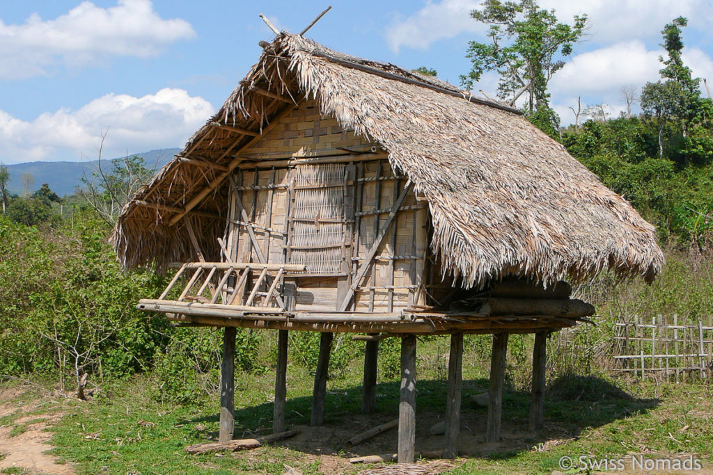 Getreidehaus in Ban Nam Talan in Laos