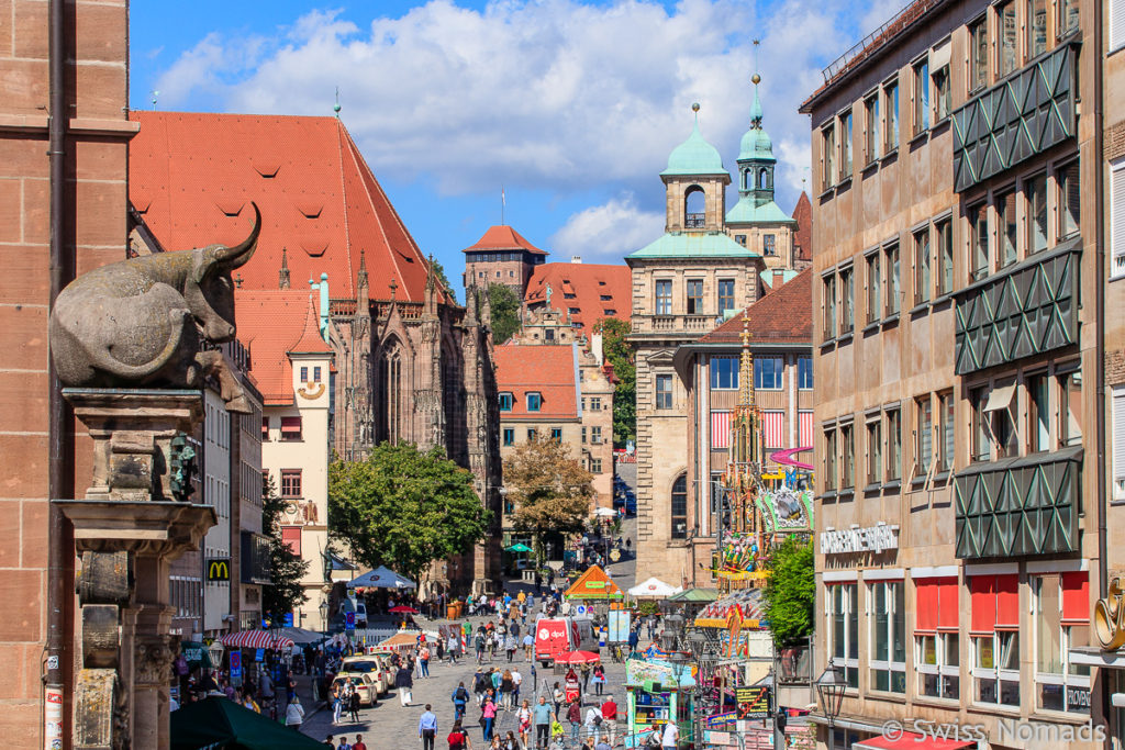 Einkaufsstrasse in Nürnberg