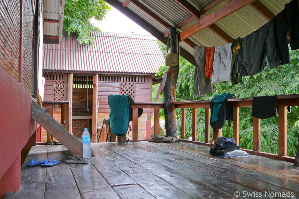 Bungalow mit Veranda auf Koh Tao in Thailand