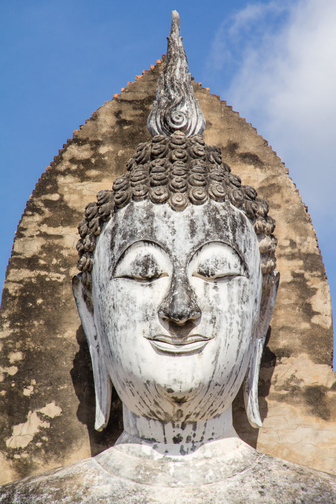 Kopf des Buddha im Wat Mahathat