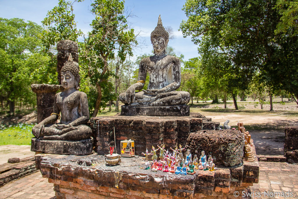 Wat Phra Lai Luang Buddhas in Sukhothai