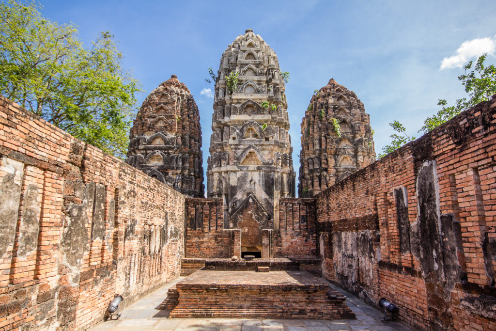 Wat Sri Sawai im Sukhothai Geschichtspark
