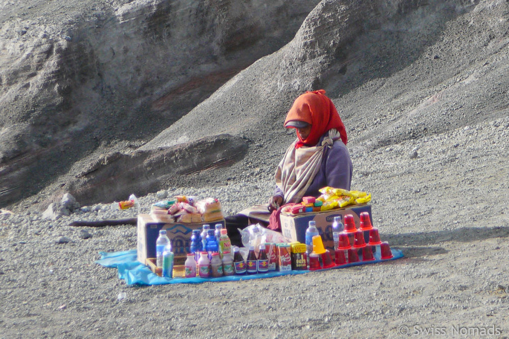 Kiosk beim Aufstieg zum Bromo 