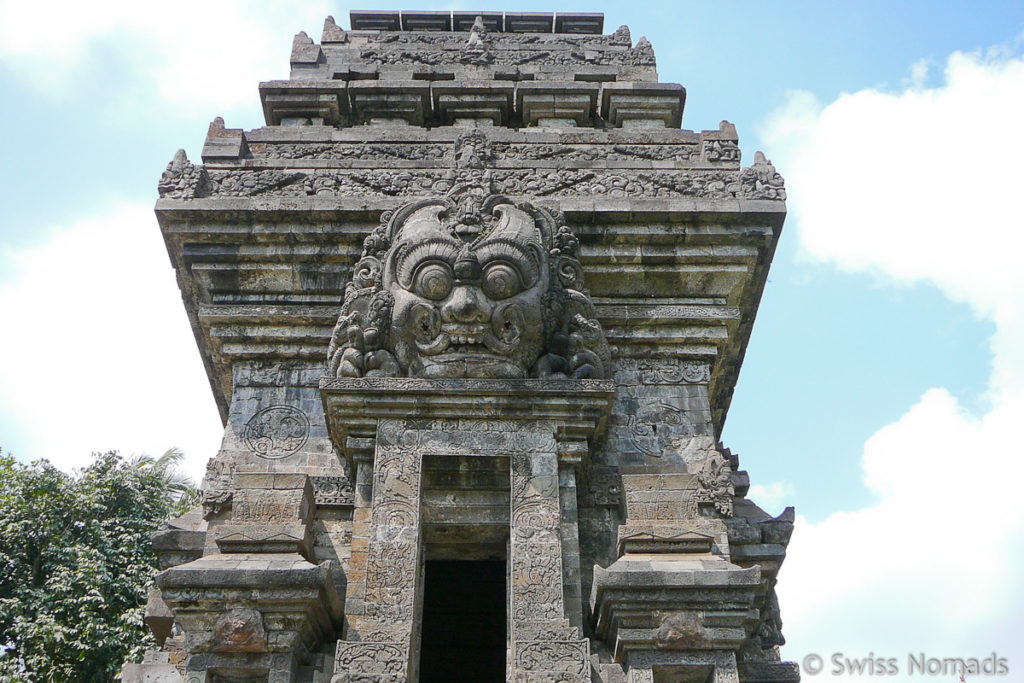 Reliefs am Candi Kidal bei Malang in Ost-Java 