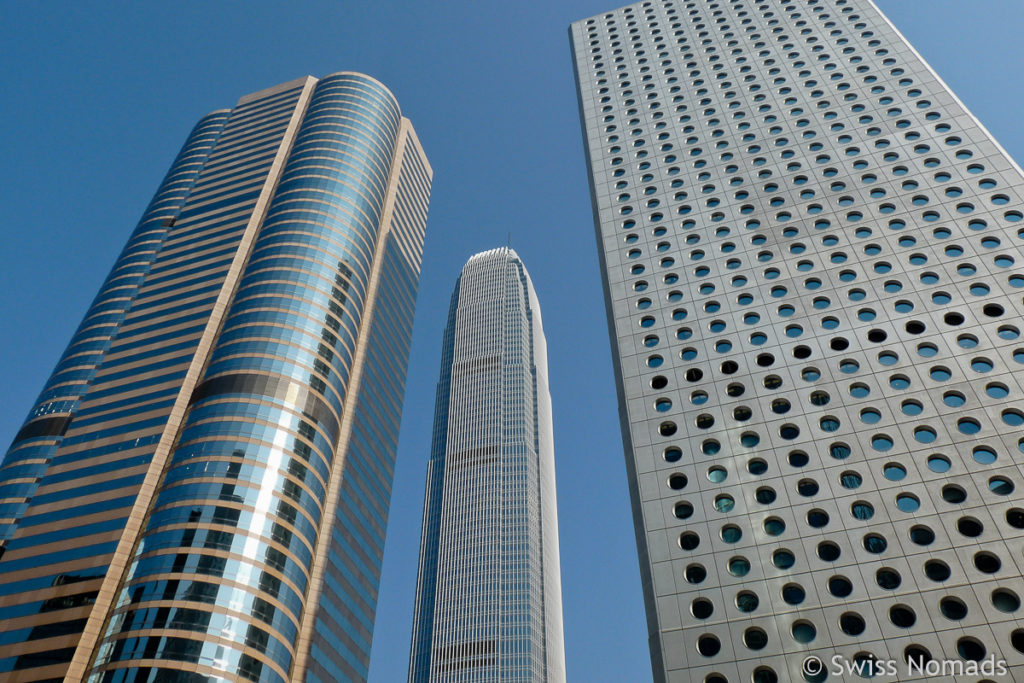 Wolkenkratzer in Central Hongkong