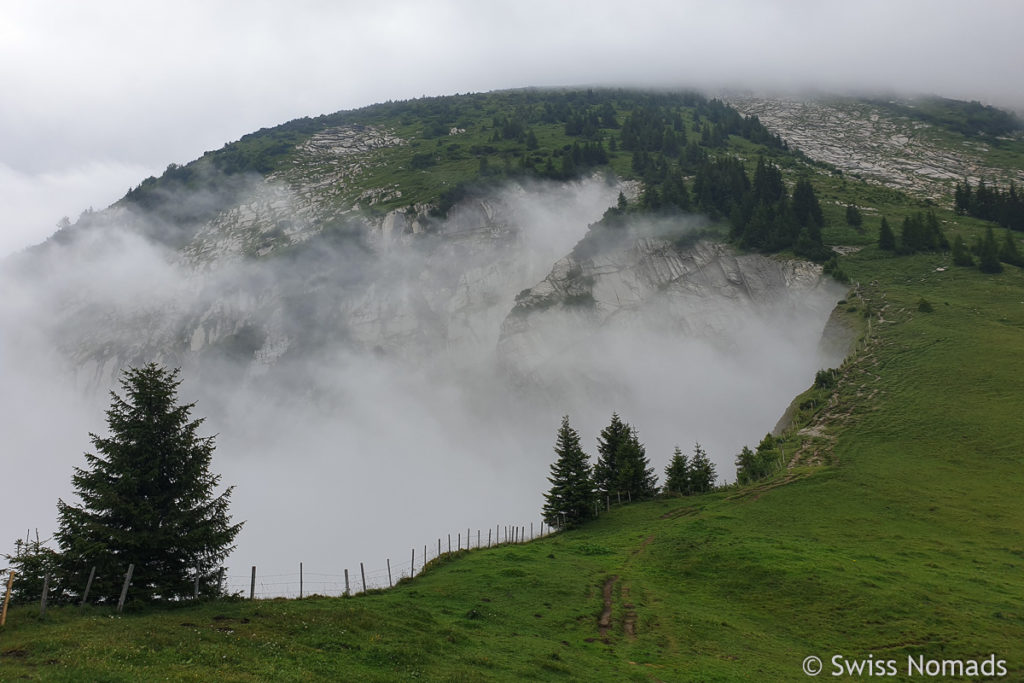 First beim wandern zum Leistchamm