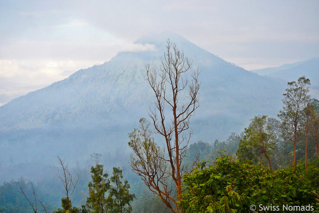 Vulkane auf dem Ijen-Plateau