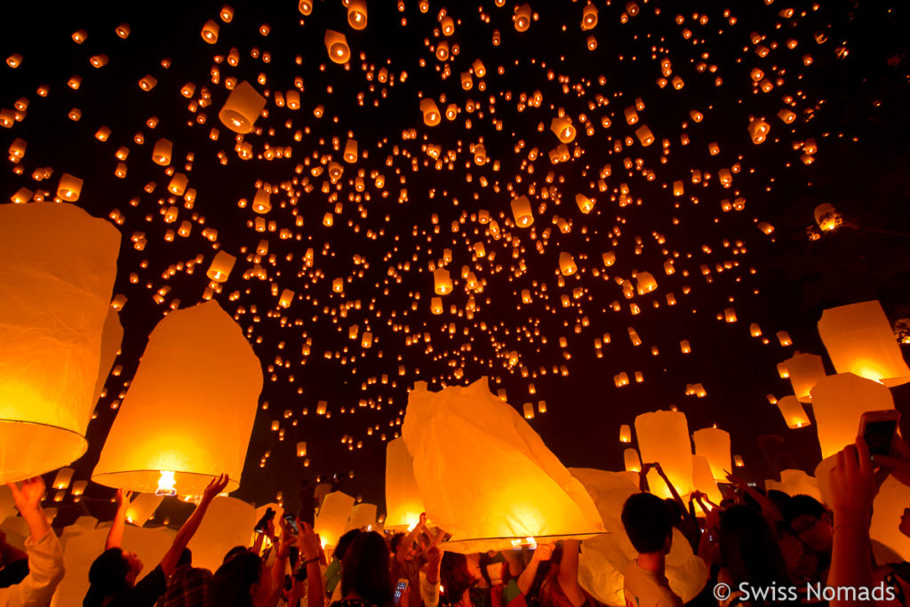 Lichterfest Yi Peng in Chiang Mai