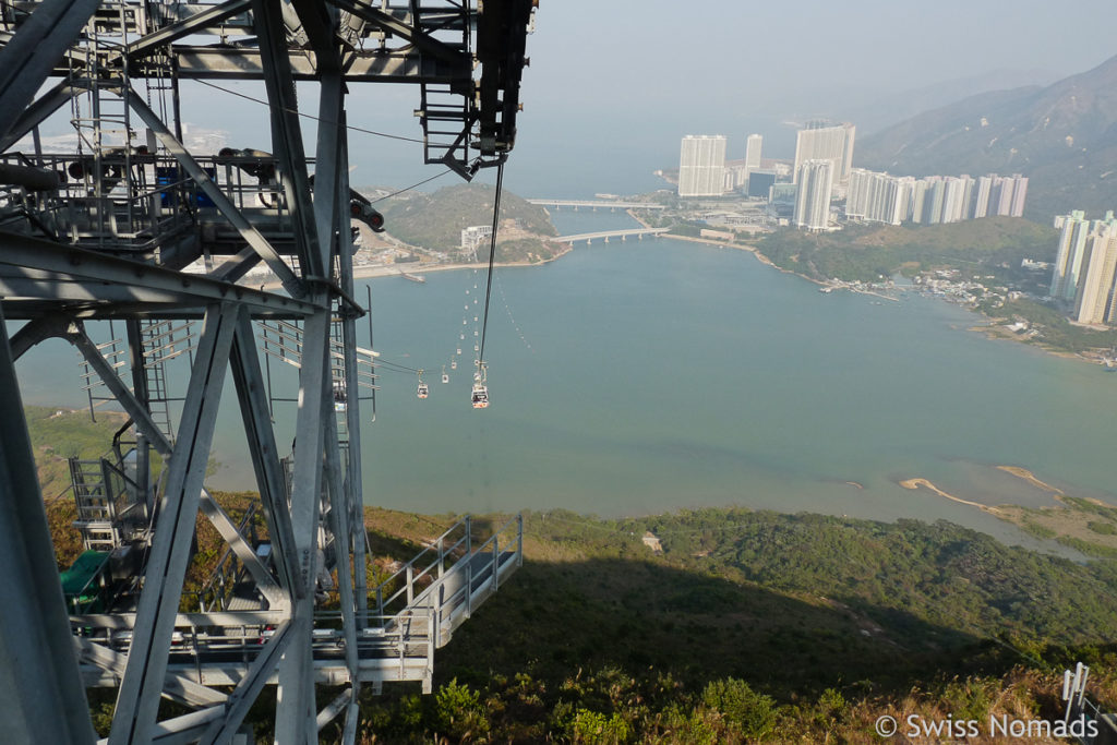 Seilbahn von Hongkong zur Lantau Island