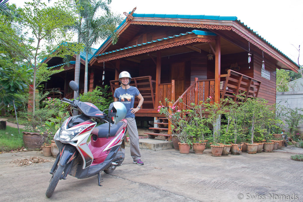 Mit dem Motorroller von Sukhothai nach Si Satchanalai