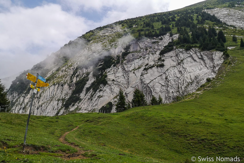 Wanderweg zum Leistchamm Gipfel