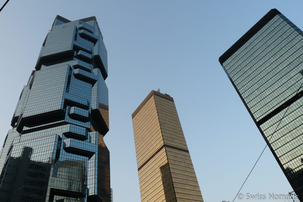 Wolkenkratzer in Central Hongkong