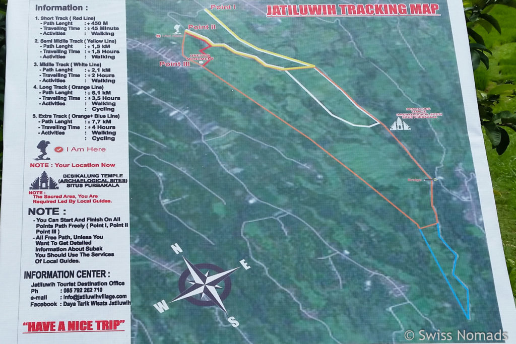 Jatiluwih Reisterrassen Wanderungen