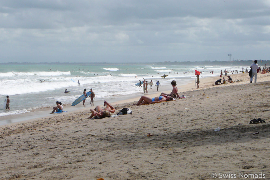 Kuta Beach im Süden von Bali