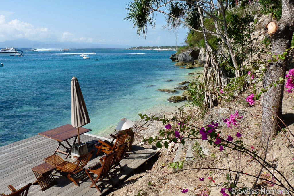 Aussicht auf Nusa Lembongan