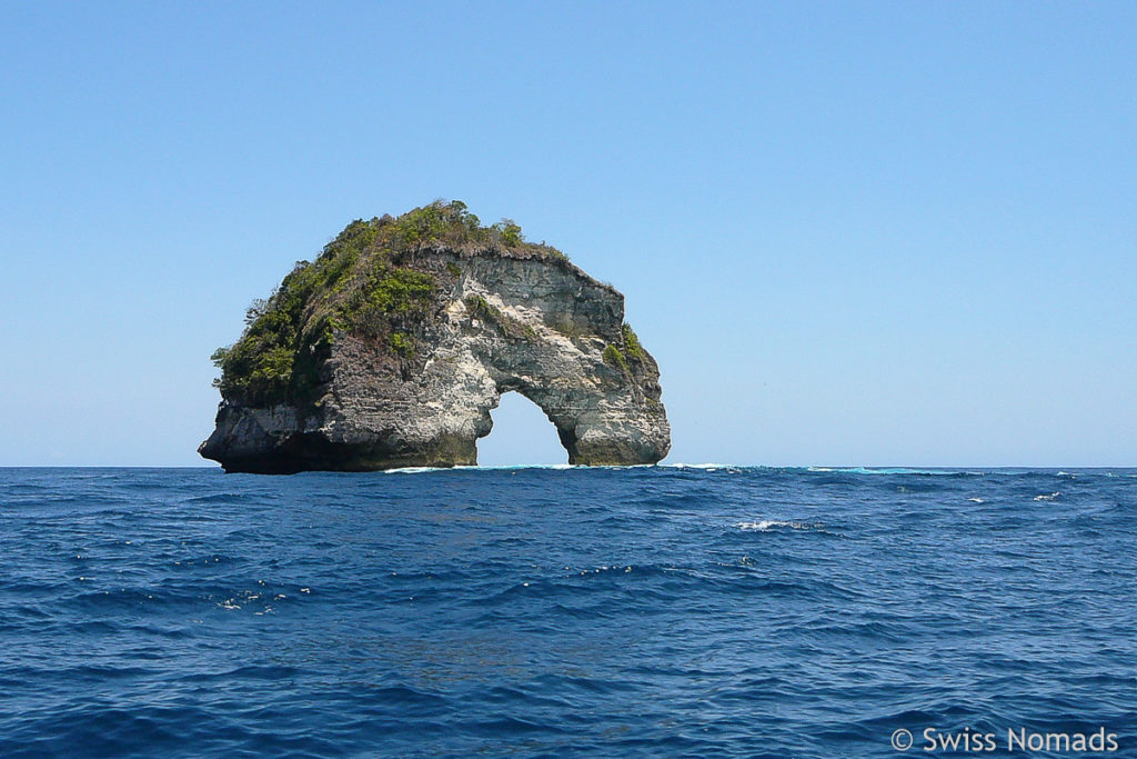 Fels Arch in der Celebessee