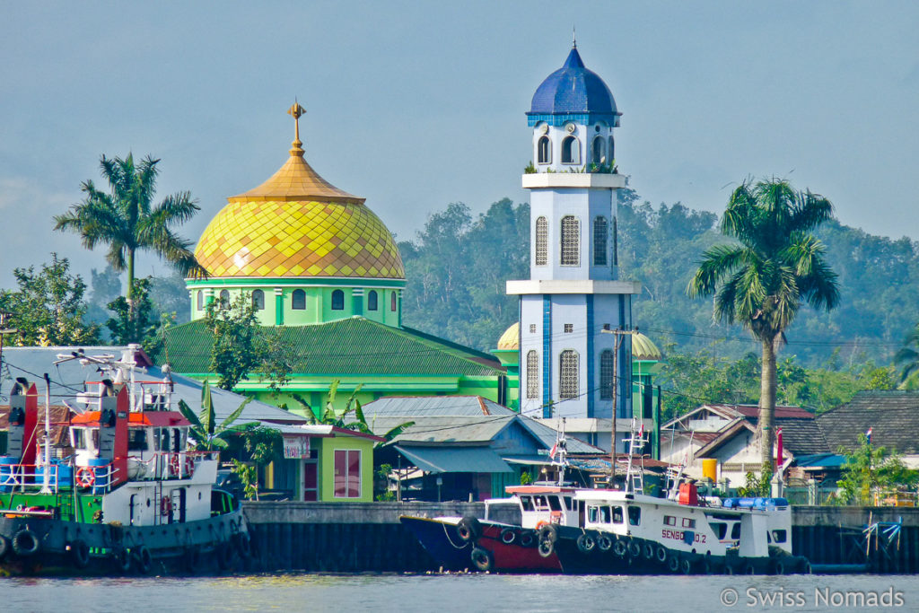 Moschee in Kalimantan, Indonesien 