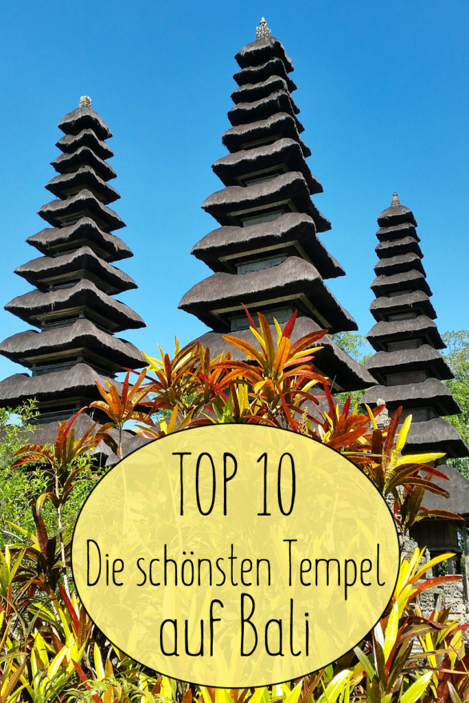 Top 10 schönsten Tempel auf Bali Pinterest