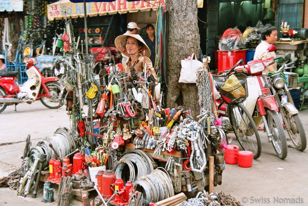 Strassen Laden in Hanoi