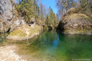 Read more about the article Äulischlucht in Lichtensteig – Karibik-Feeling in der Ostschweiz