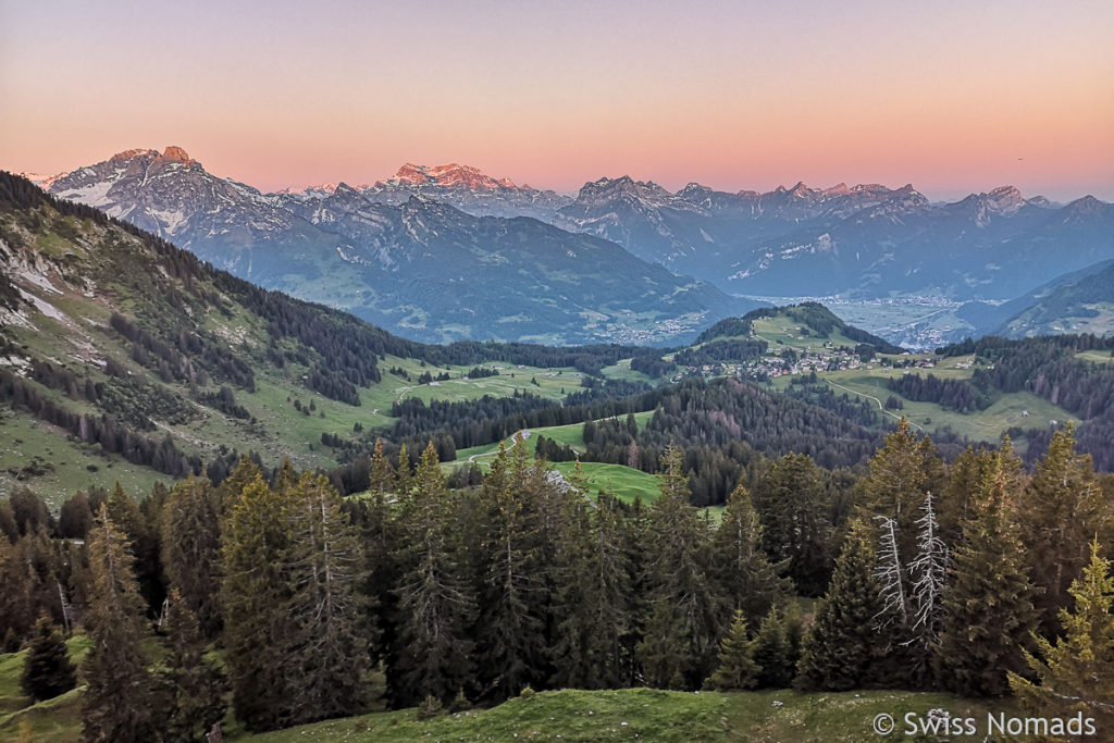 Aussicht auf Amden