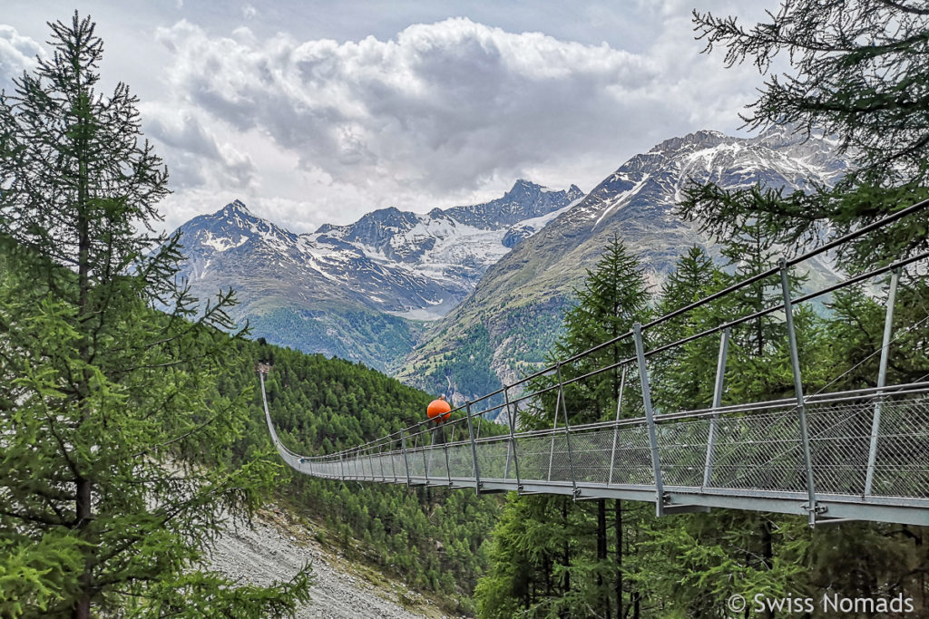 Charles Kuonen Hängebrücke im Wallis
