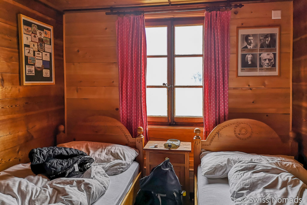 Zimmer im Berghaus Fluhalp 