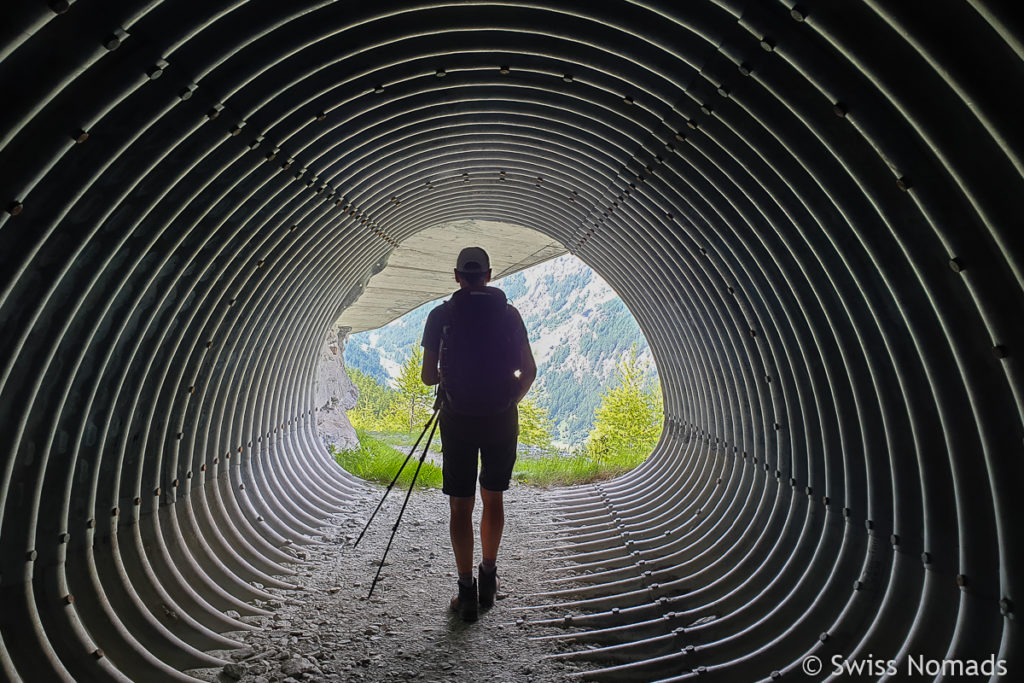 Schutztunnel beim Europaweg