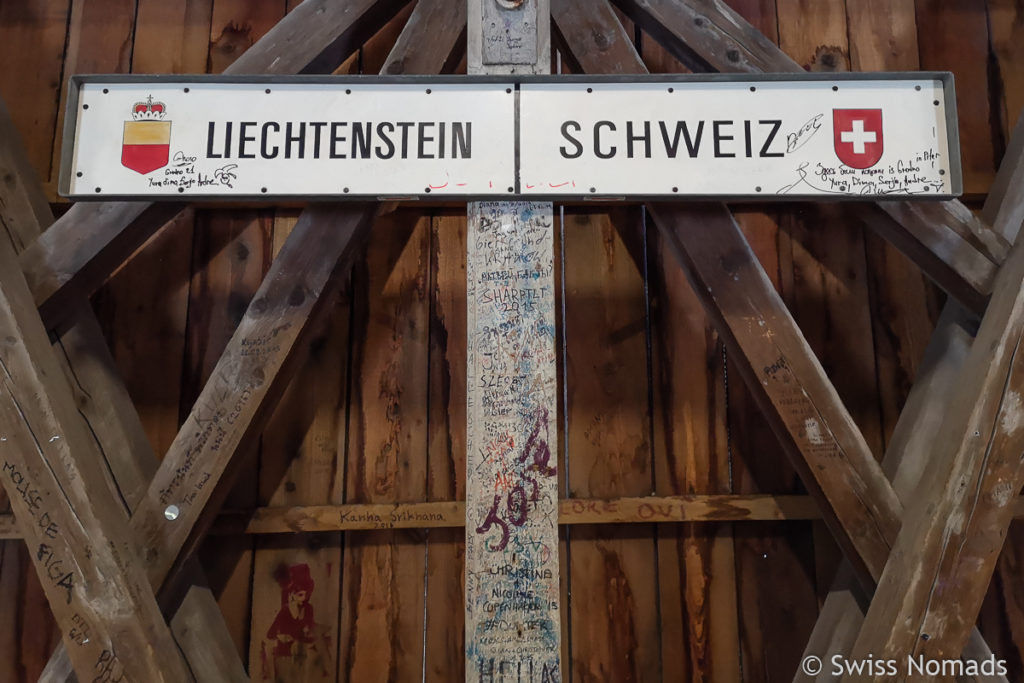 Grenze Liechtenstein Schweiz