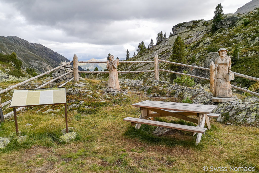 Cruschetta Pass Grenze Schweiz Italien