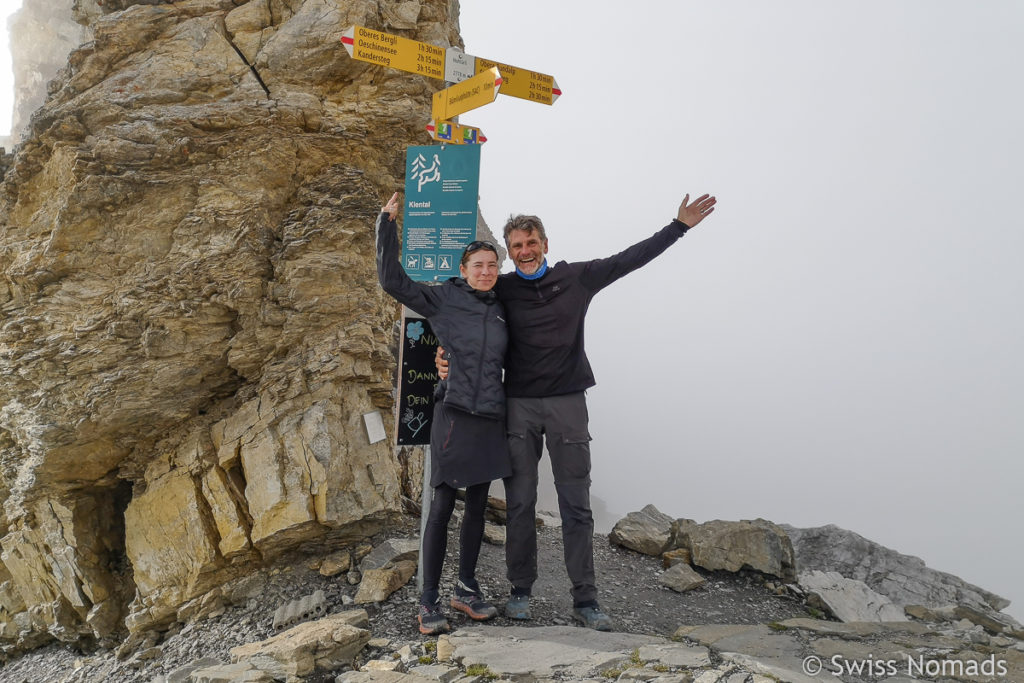 Auf dem Hohtürli entlang der Via Alpina