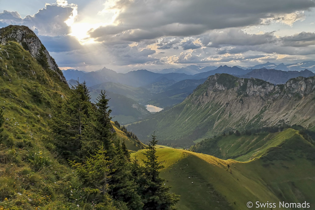 Aussicht vom Rochers de Naye