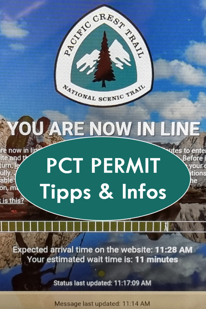 Pacific Crest Trail Permit für die Weitwanderung