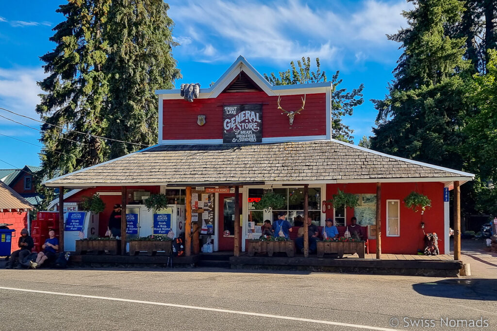 General Store von Trout Lake in Washington