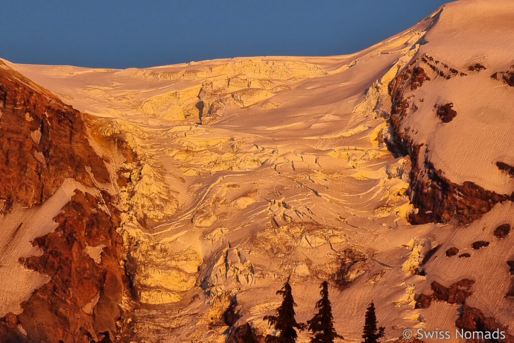 Gletscher von Mount Adams in Washington