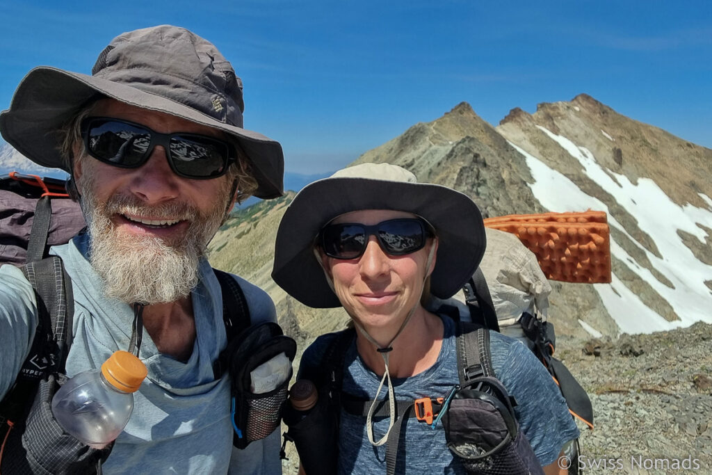 Reni und marcel in der Goat Rocks Wilderness