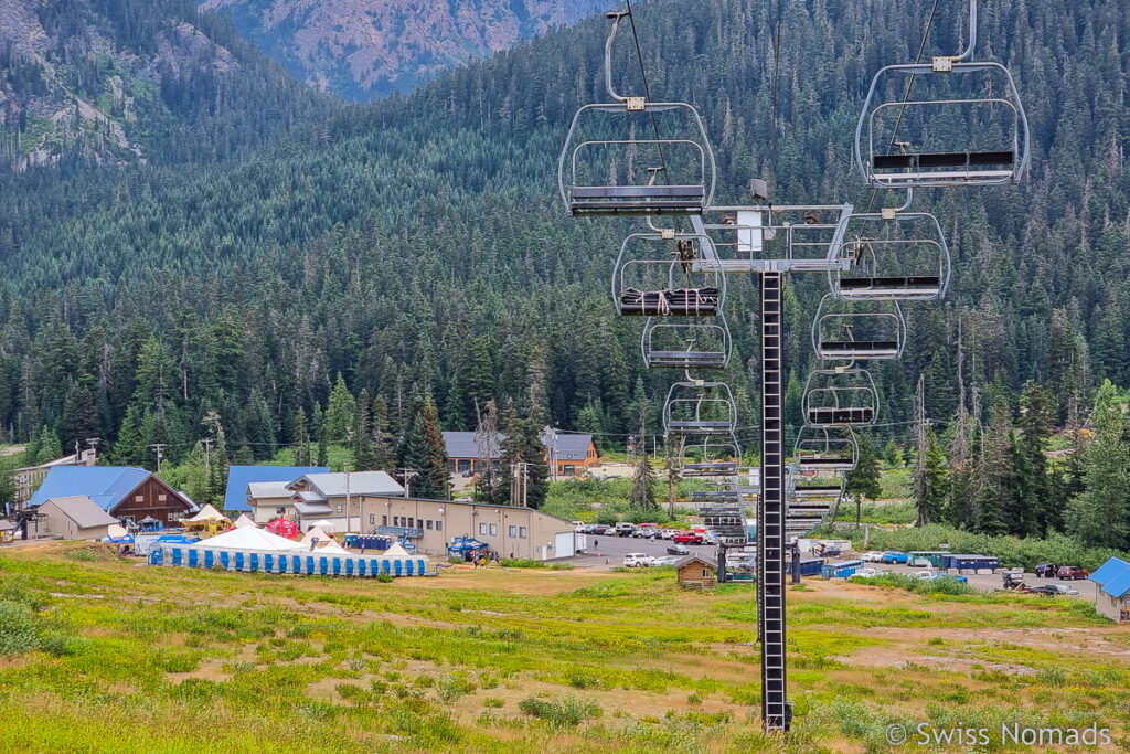 Snoqualmie Pass Skiort in Washington