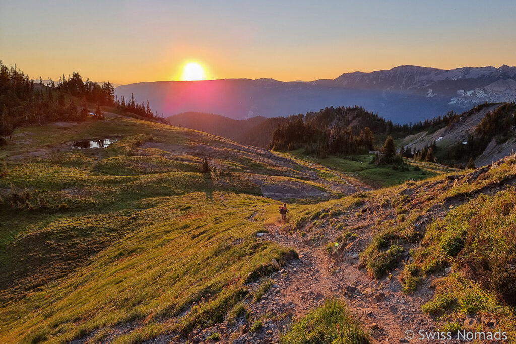 Sonnenaufgang in der Goat Rocks Wilderness