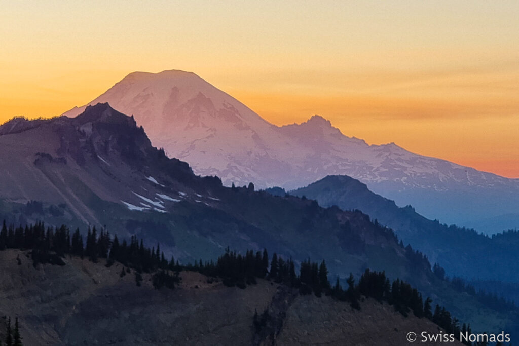 Sonnenuntergang in der Goat Rocks Wilderness