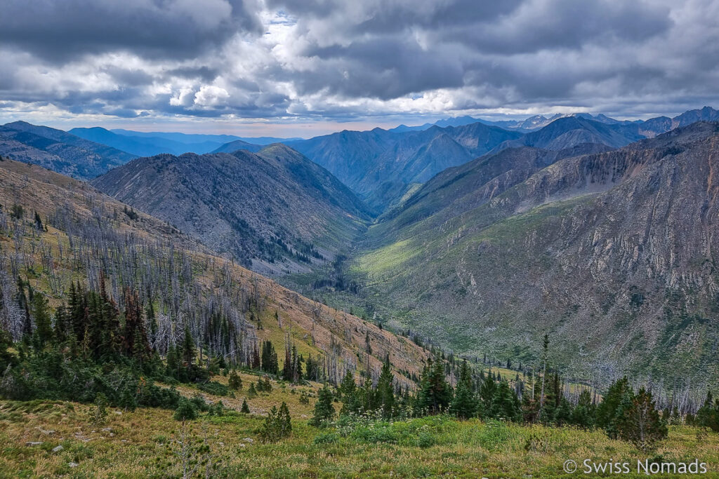 Wolkendecke über dem PCT in Washington