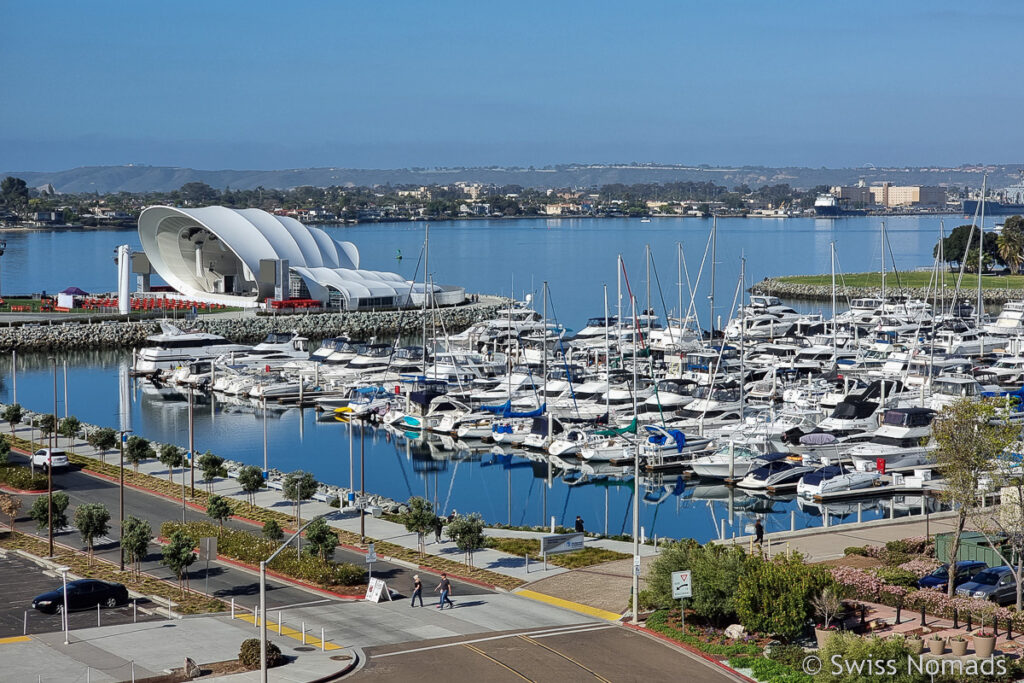 Aussicht auf die San Diego Bay