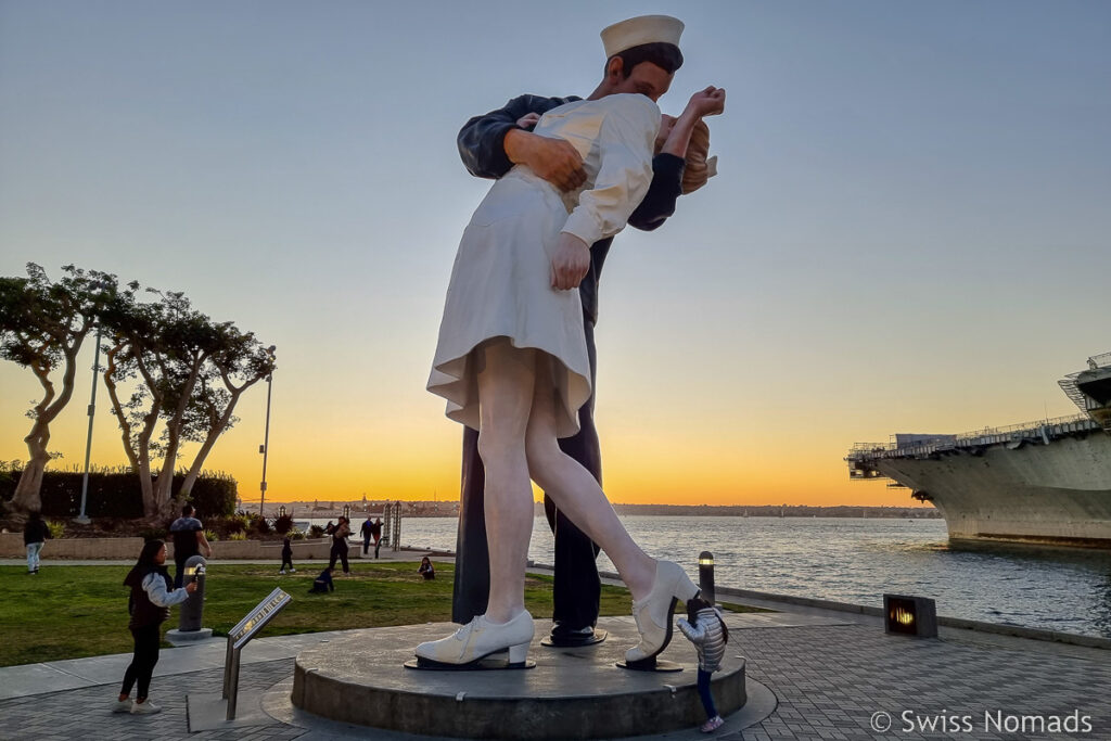 San Diego Sehenswürdigkeiten Statue National Salute to Bob Hope