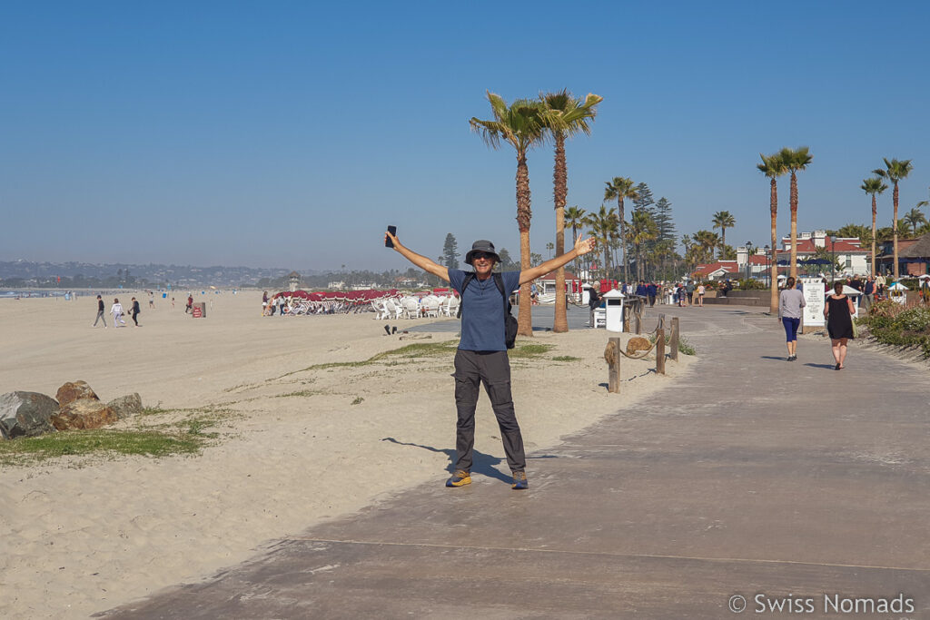 Strand auf Coronado Island in San Diego