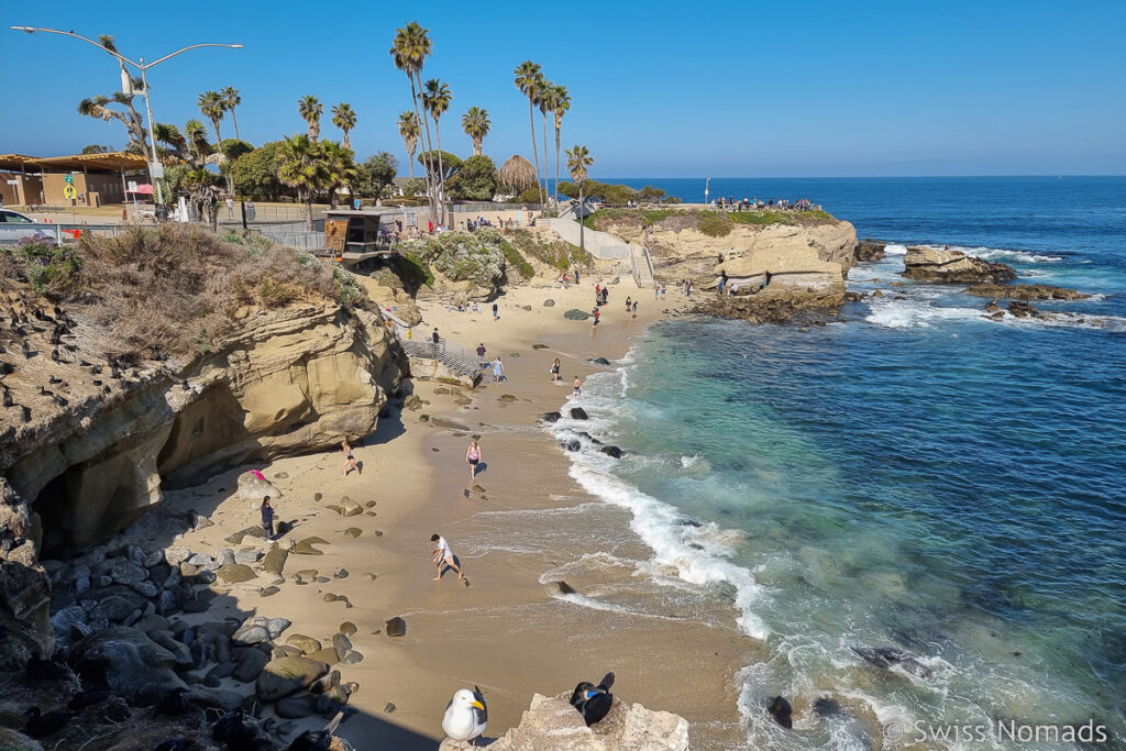 Strand in La Jolla in San Diego